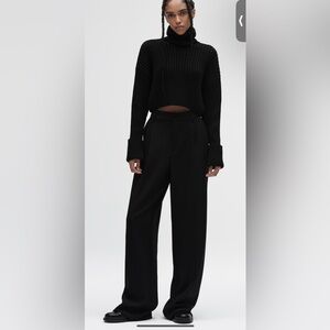 Zara Full Length Trouser Pants in Black